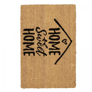 Paillasson motif texte en relief, chaleureux, NID