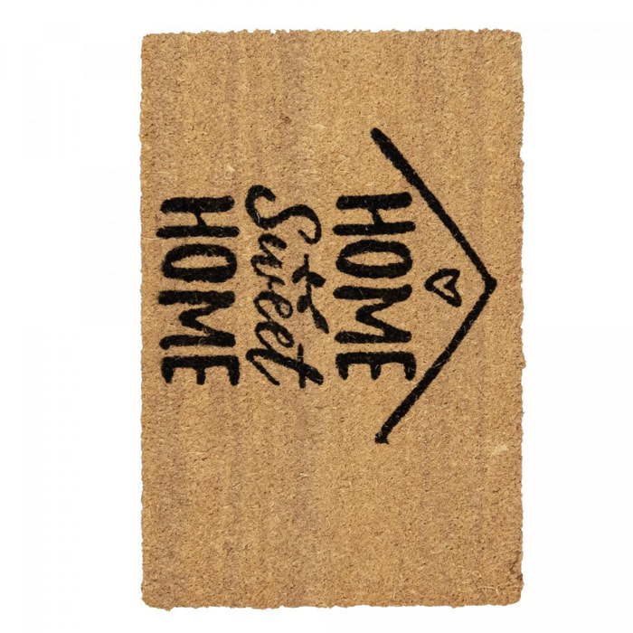 Paillasson motif texte en relief, chaleureux, NID