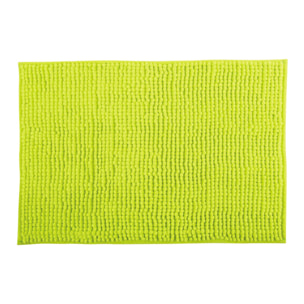 Alfombra de chenille para baño, Color Verde (60 x 90 cm) - MSV.