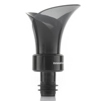 Tappo aeratore e dispenser per vino 2 in 1 Wintopp InnovaGoods - silicone - nero - 5 x 4,5 x 10 cm