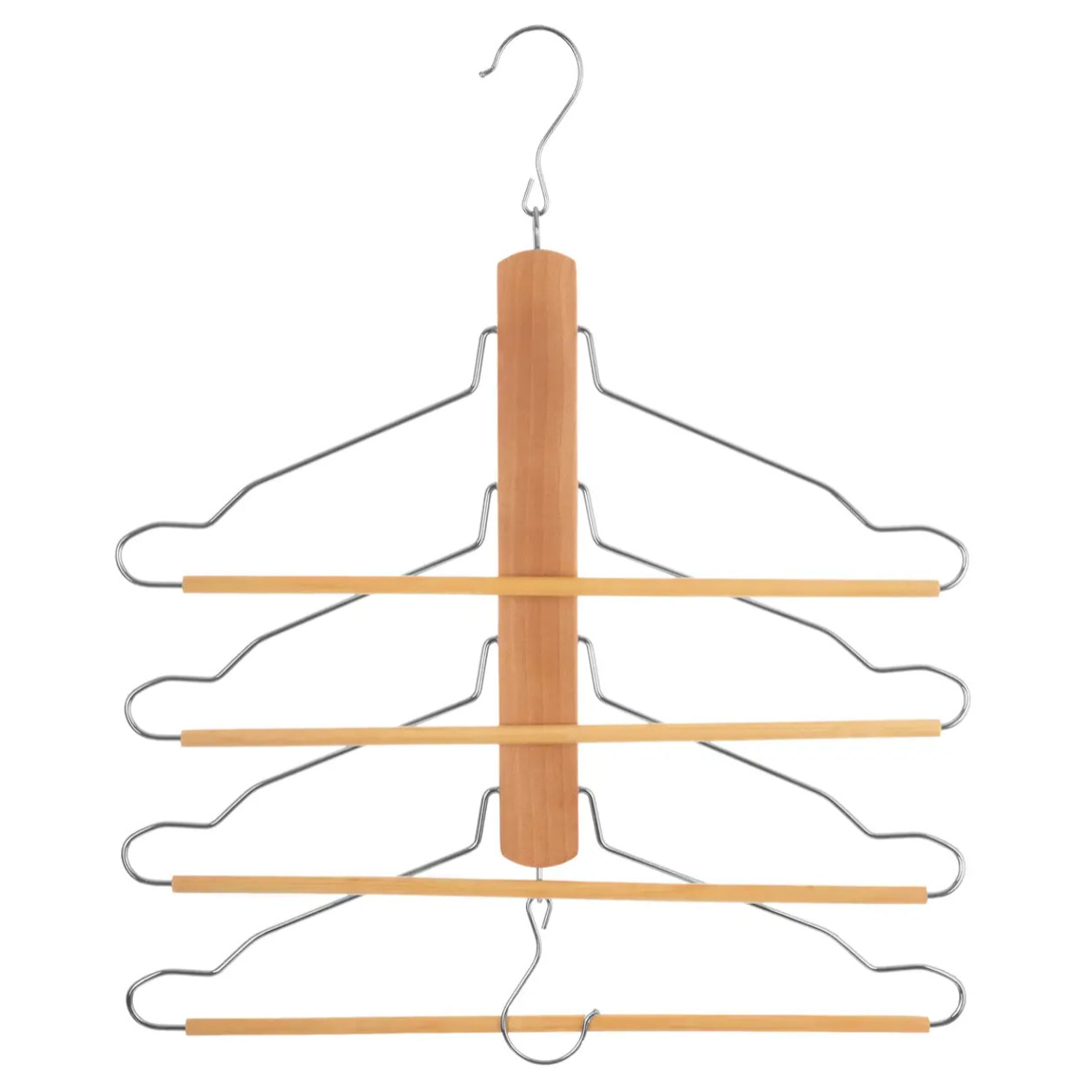 Cintre 4 pantalons en bois