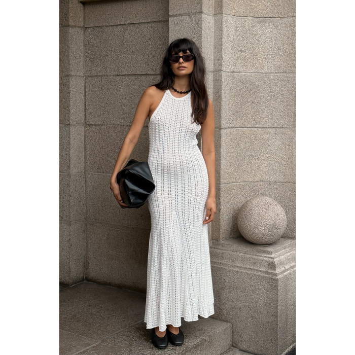 Abito midi in maglia all’uncinetto Vestiti in maglia Nakd