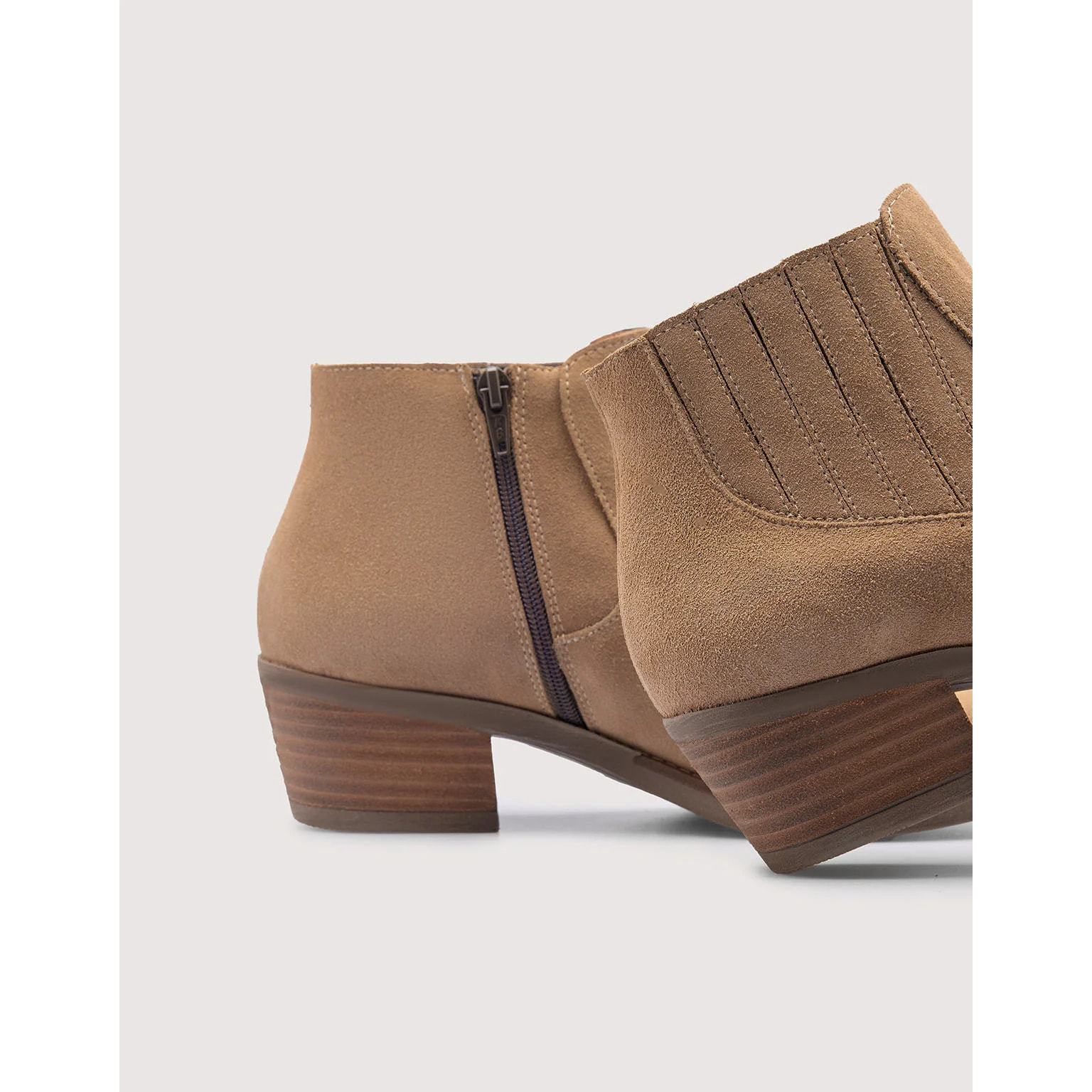Botín Serraje Beige - Tex