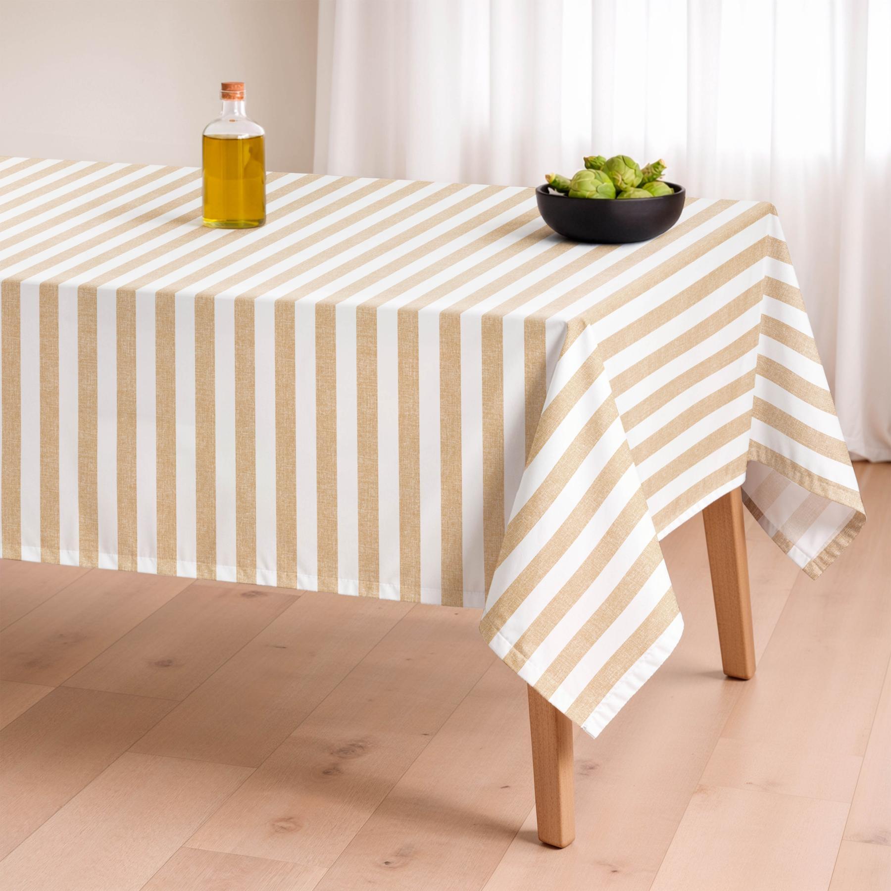 Mantel antimanchas KODA OCRE - 100% algodón