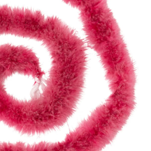 Plume boa fin rose 2m 12g