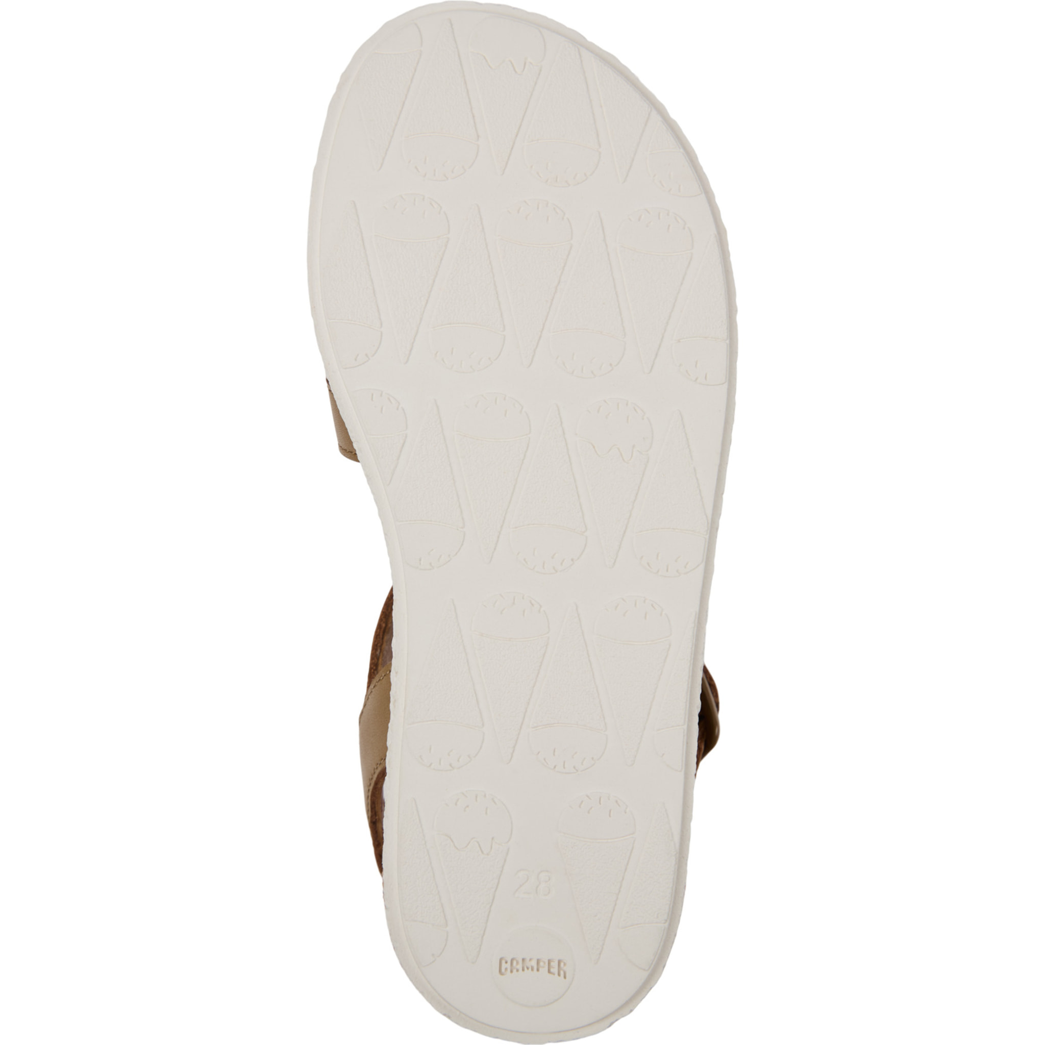 Sandalias - CAMPER Miko - Marron - Cuero liso