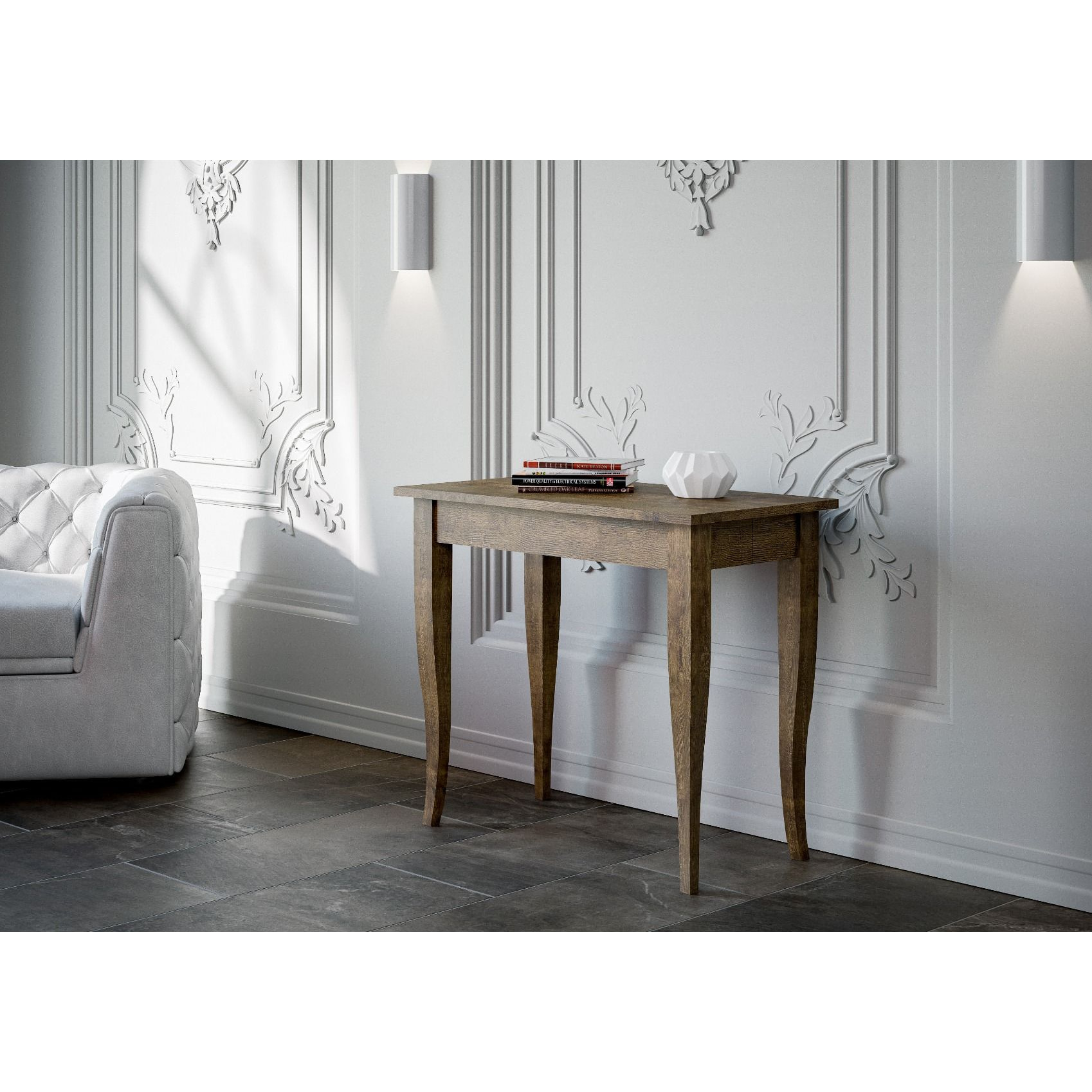 Console extensible 90x48/308 cm Sciabola Noyer