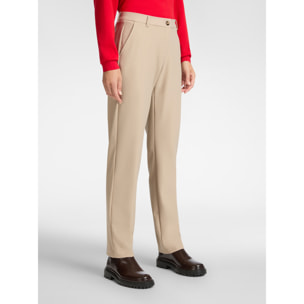 Elena Mirò - Pantaloni chinos in tessuto tecnico - Beige