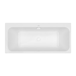 Baignoire droite 150 x 70 VILLEROY & BOCH Architectura + Vidage de baignoire WIRQUIN blanc