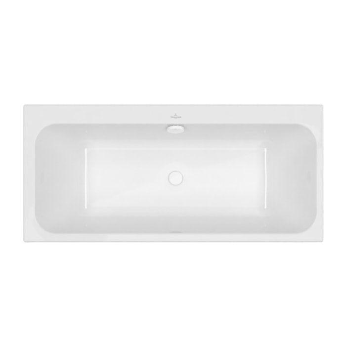 Baignoire droite 150 x 70 VILLEROY & BOCH Architectura + Vidage de baignoire WIRQUIN blanc