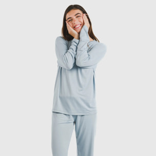 Pijama largo mujer Soft Liso