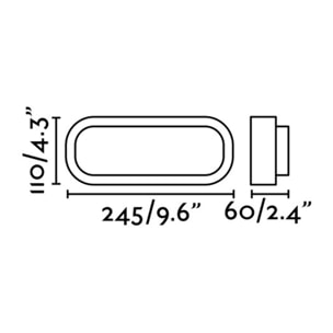 FRED 245 Aplique blanco