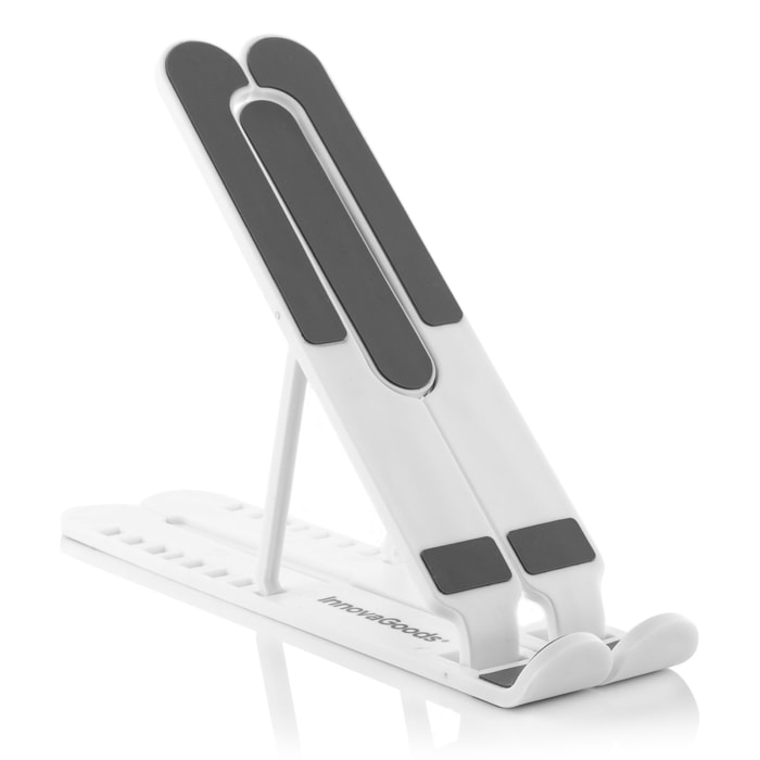 Supporto pieghevole per laptop Flapolipropileneot - bianco - 7x3x27 cm