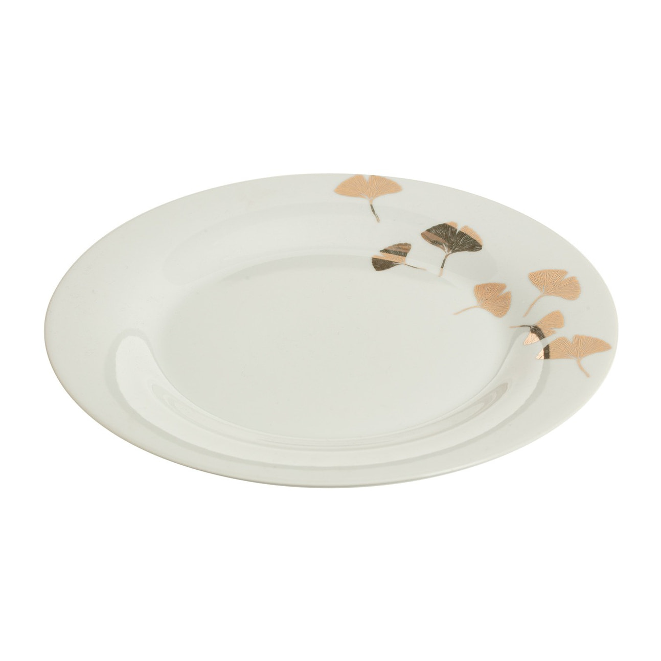 Assiette bolivie porcelaine fleurs 19cm