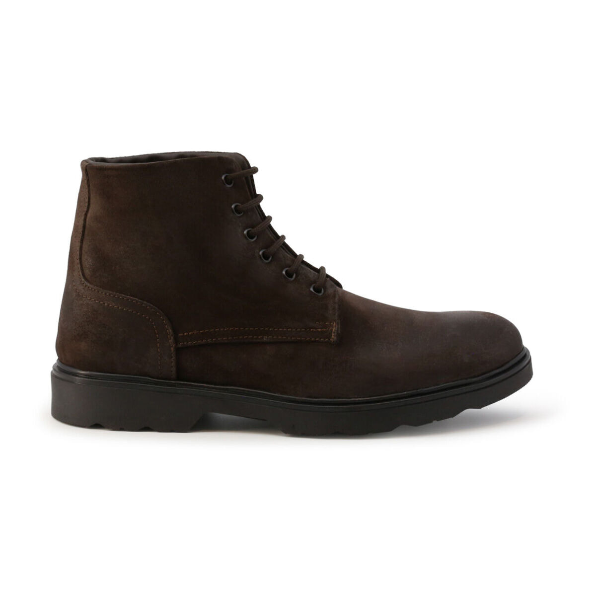 Botas para Hombre - Duca di Morrone Achielle Suede Dark Brown