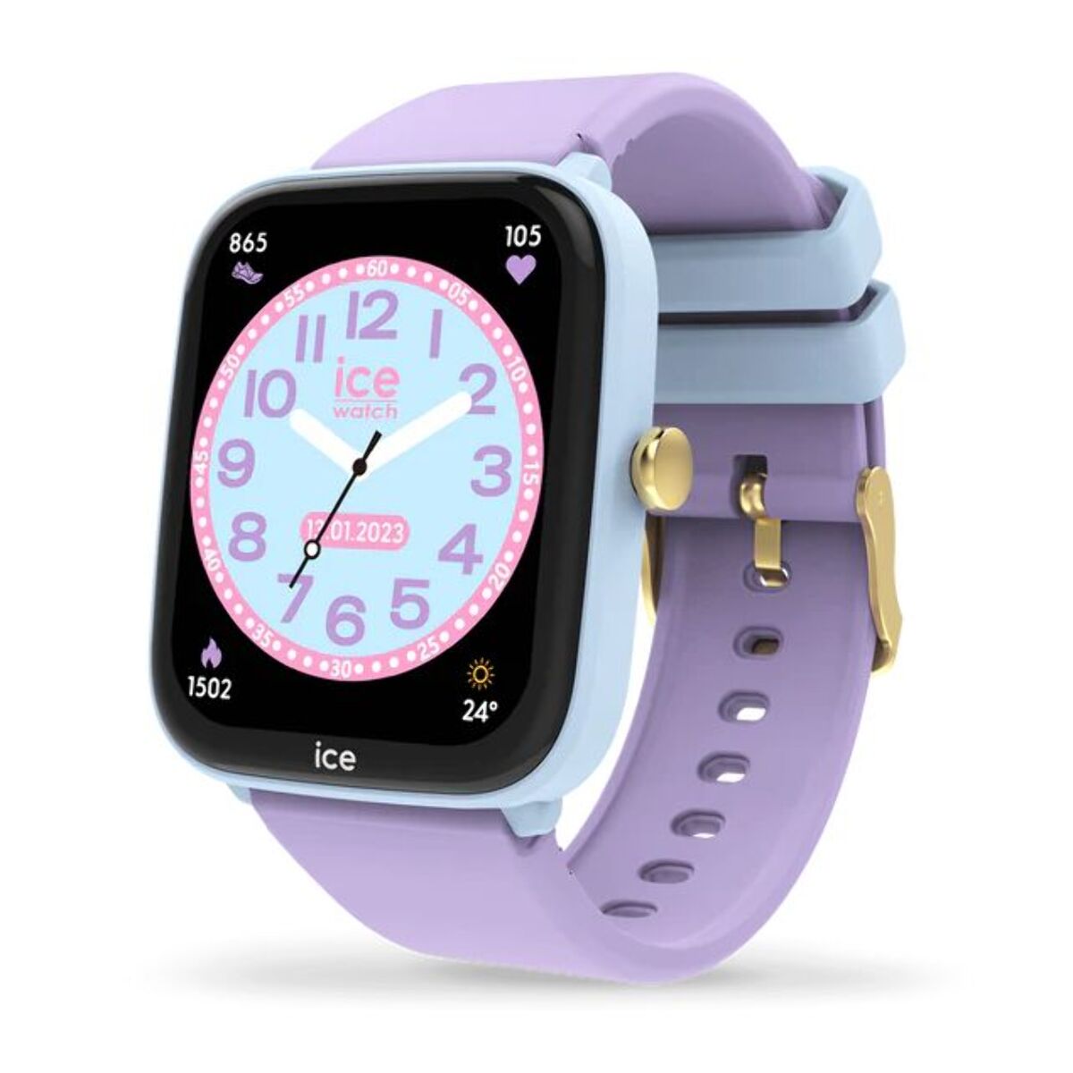 Montre connectée ICEWATCH Junior 2.0 - Purple + Bracelet violet