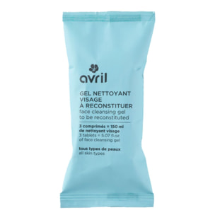 Gel Nettoyant Visage à Reconstituer - 3 Comprimés Nettoyant Visage