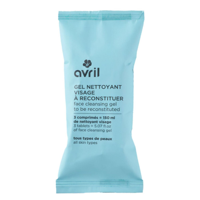 Gel Nettoyant Visage à Reconstituer - 3 Comprimés Nettoyant Visage