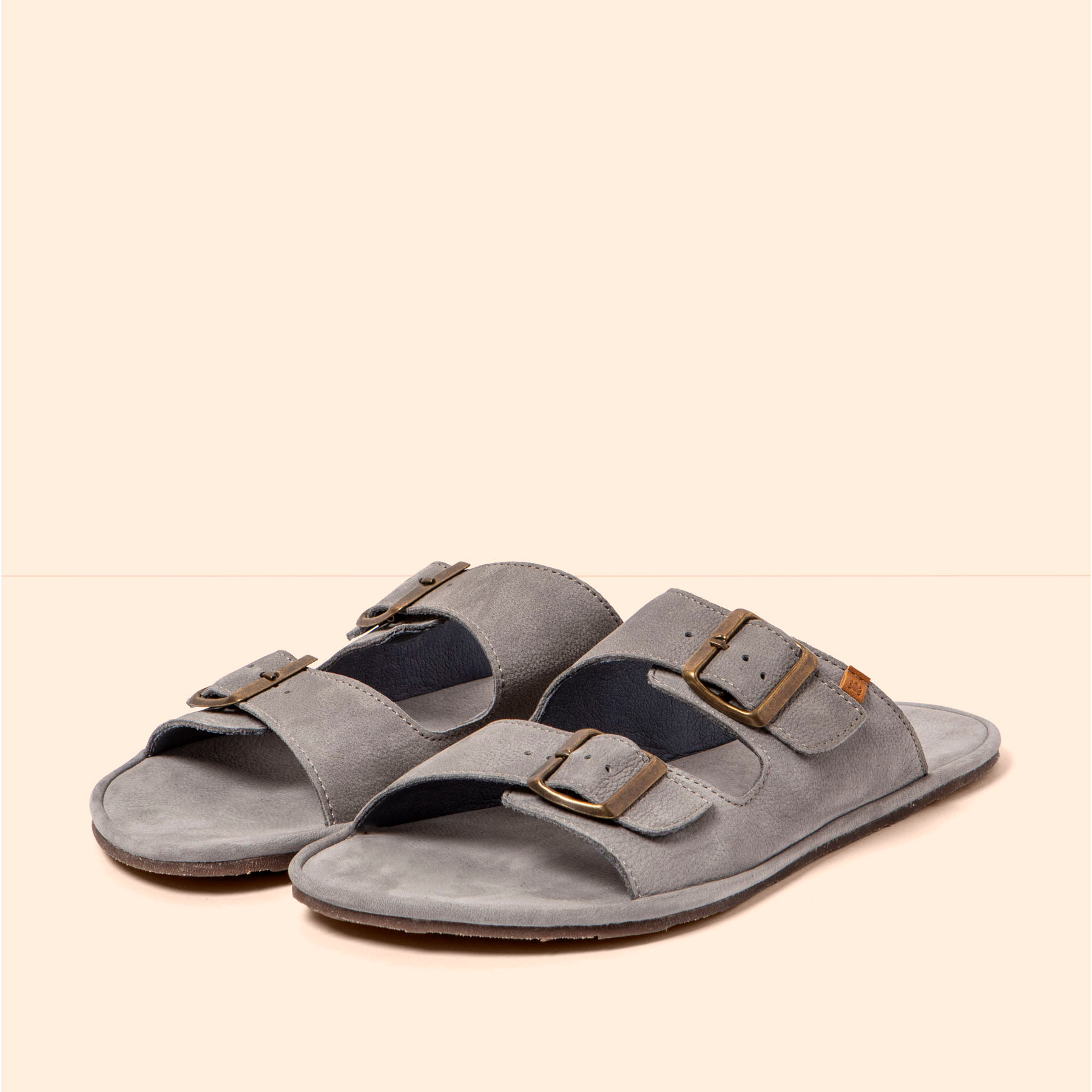 Sandalias N5682 NOBUCK LAVADO DENIM/ BARE SANDALS color Denim