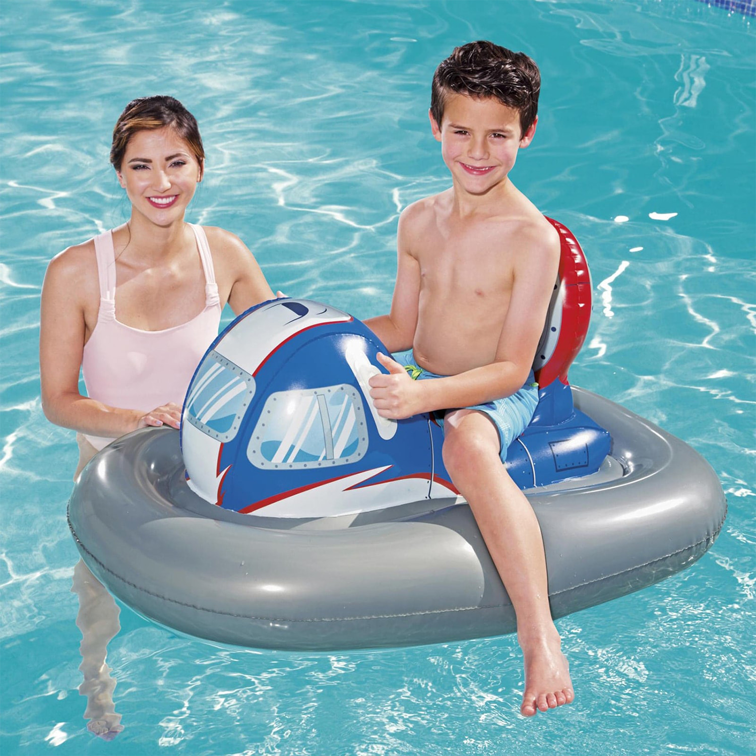 Bestway. Nave da battaglia galattica con maniglie 118 x 87,5 cm