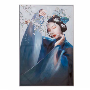 Cuadro Geisha 80% Pintado A Mano Marco 80x4x120 Cm