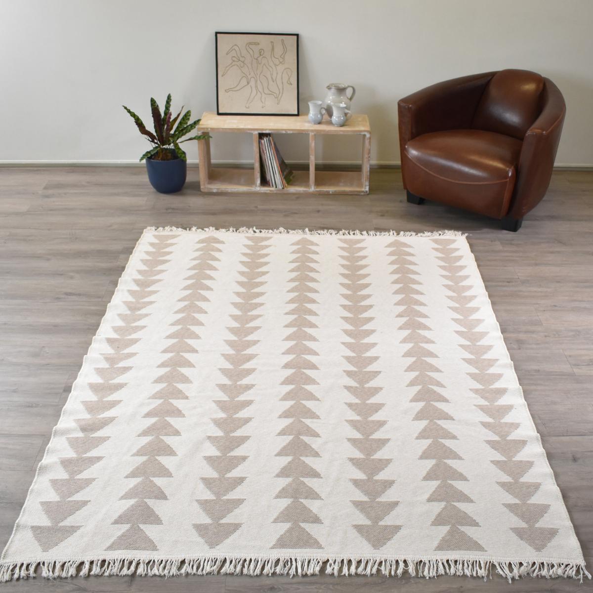 Tapis Kilim reversible MODE en Coton