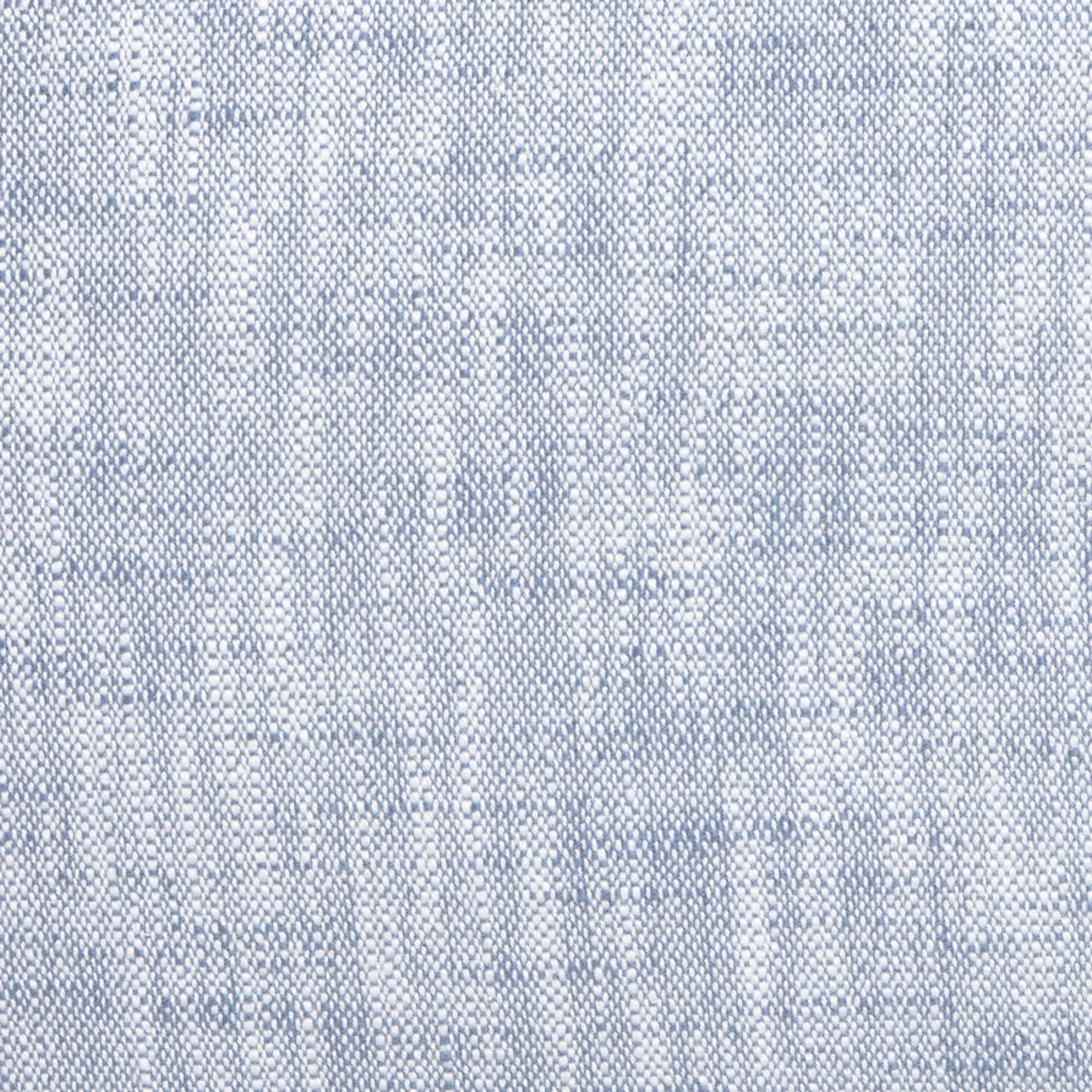 Funda de cojín algodón efecto lino Soliso color azul Algodón