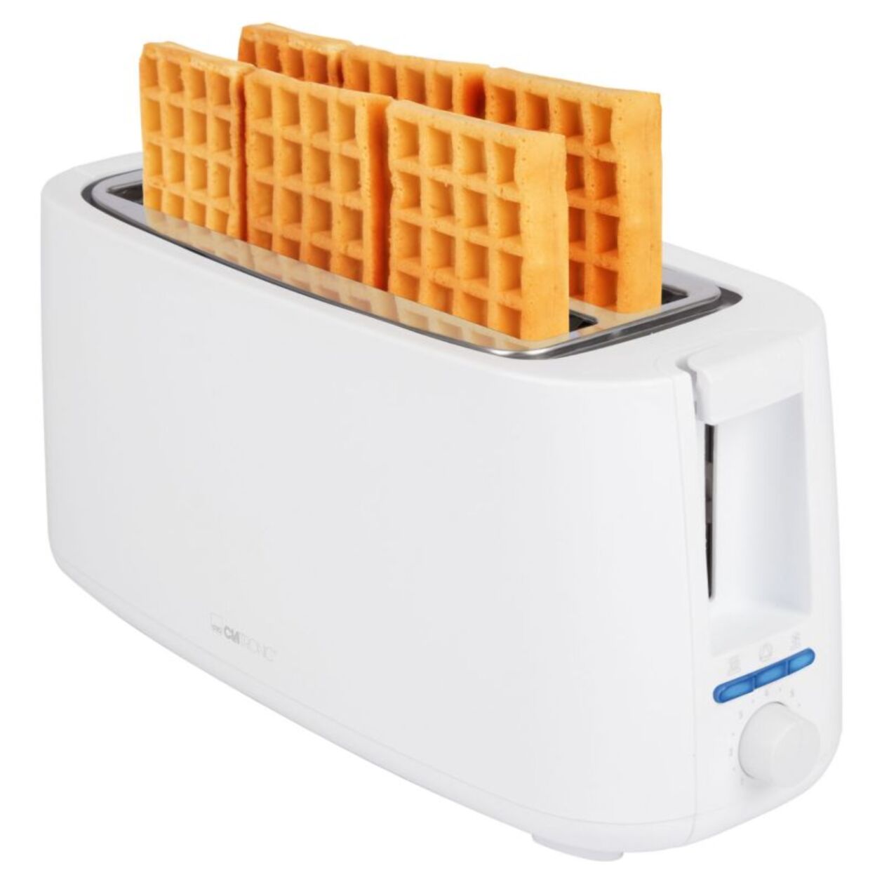 Grille pain 2 fentes 1400W Blanc Clatronic TA3802-Blanc