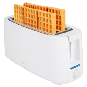 Grille pain 2 fentes 1400W Blanc Clatronic TA3802-Blanc