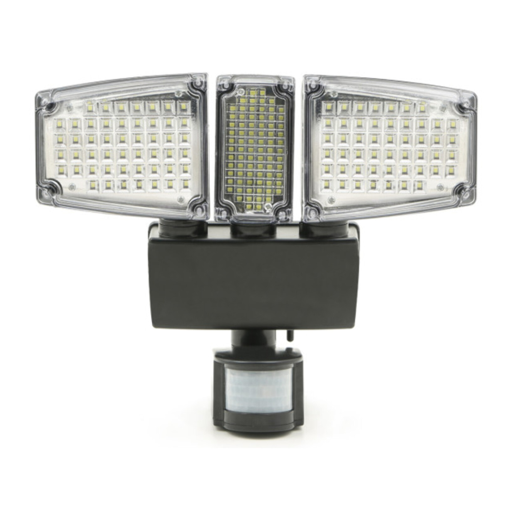 Projecteur LED 3 têtes solaire