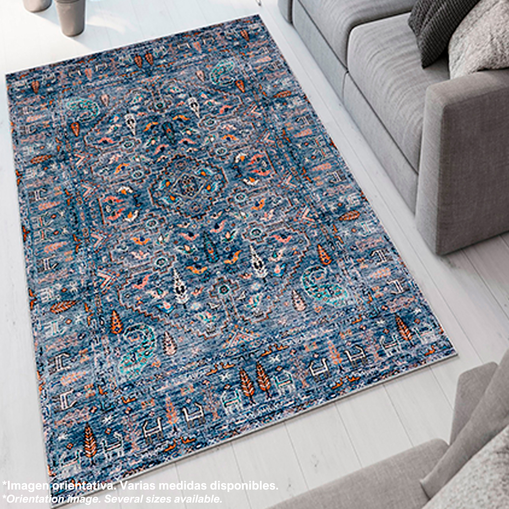 Alfombra de Poliester estampada 100 x 150cm