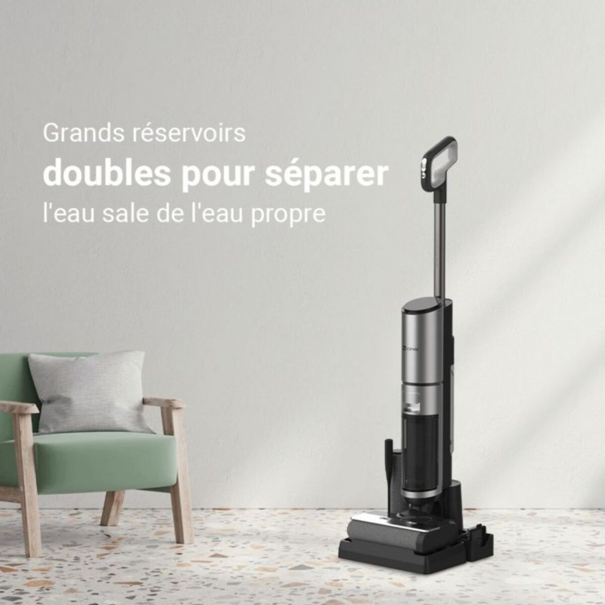 Aspirateur laveur EZVIZ RH2