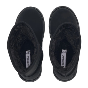 Stivali Superga Bambino/a Nero 4035 Microfiber Nubuck