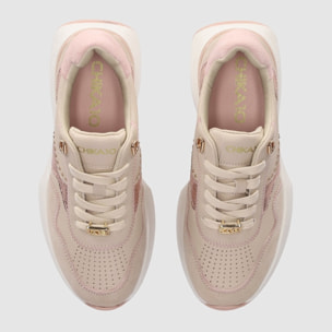 Deportivos de Serraje - Rosa - Tacón: 3 cm