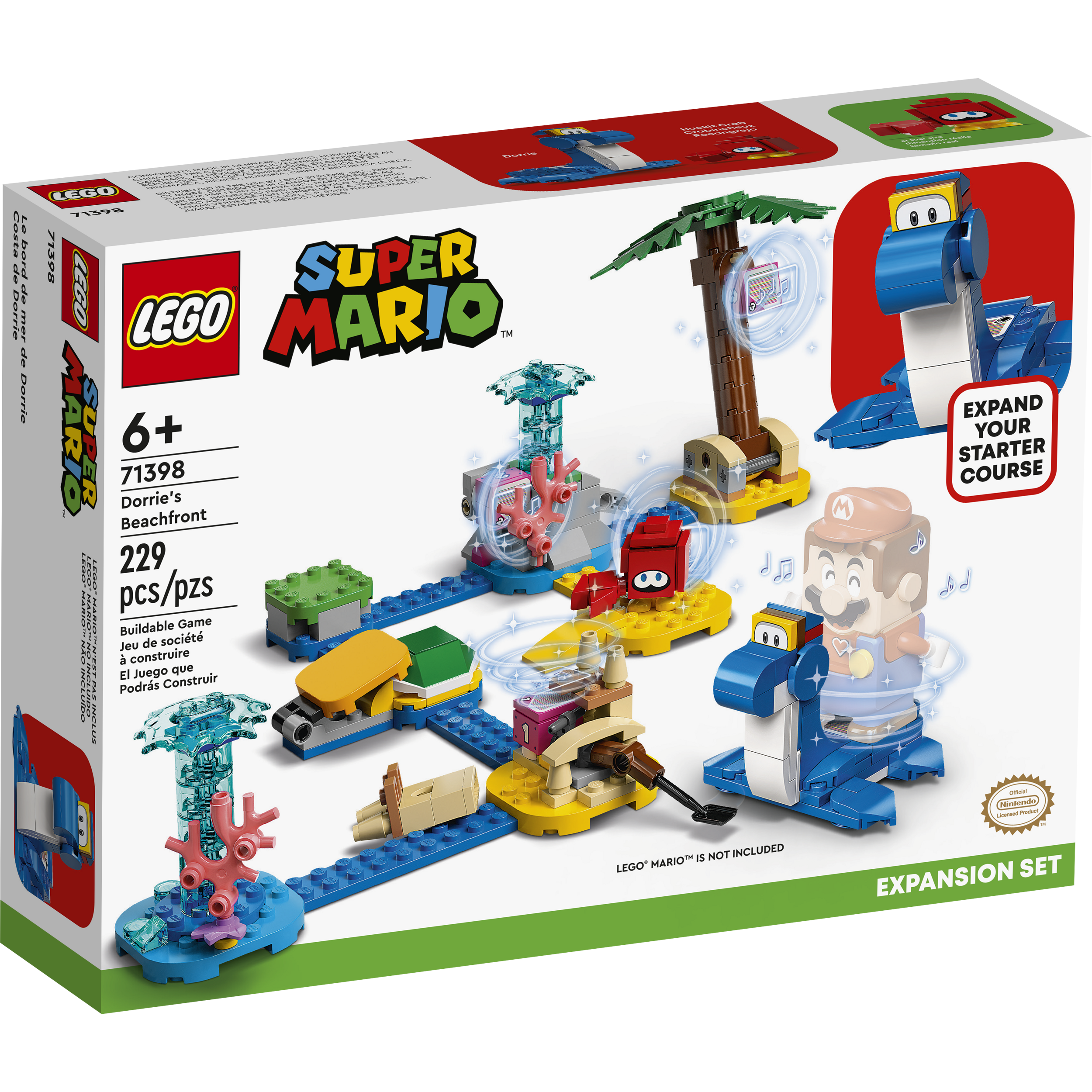 LEGO SUPER MARIO 71398 - LUNGOMARE DI DORRIE - PACK DI ESPANSIONE