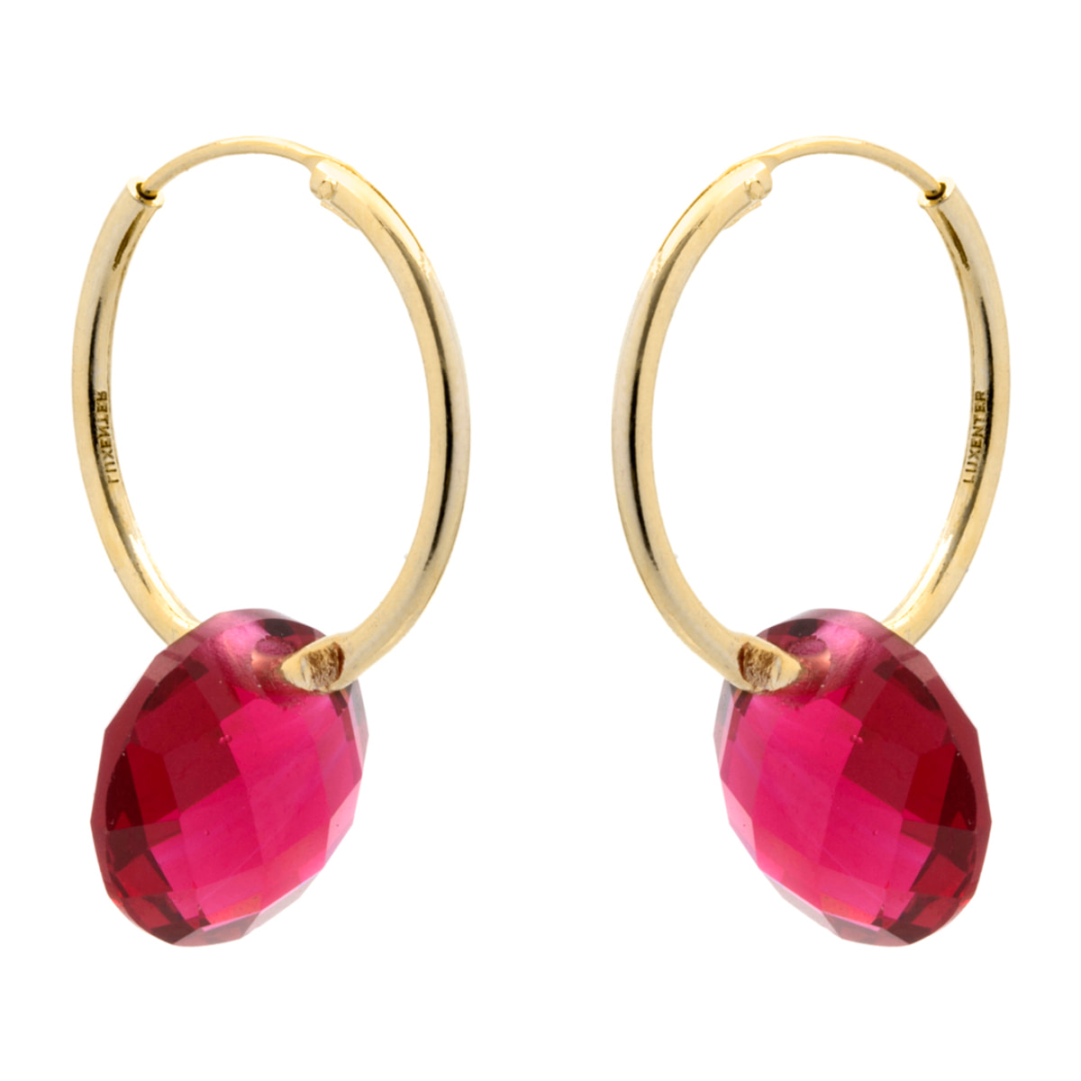 Pendientes Jafam acabado oro amarillo 18k