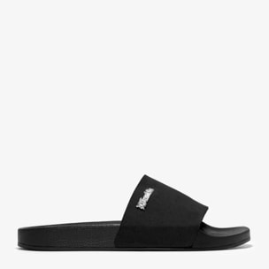 Sandalias Hombre Estilo Chancla Pala Slide Micro Negro D.Franklin