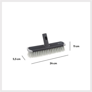 Tête de balai "Click & Clean" gris