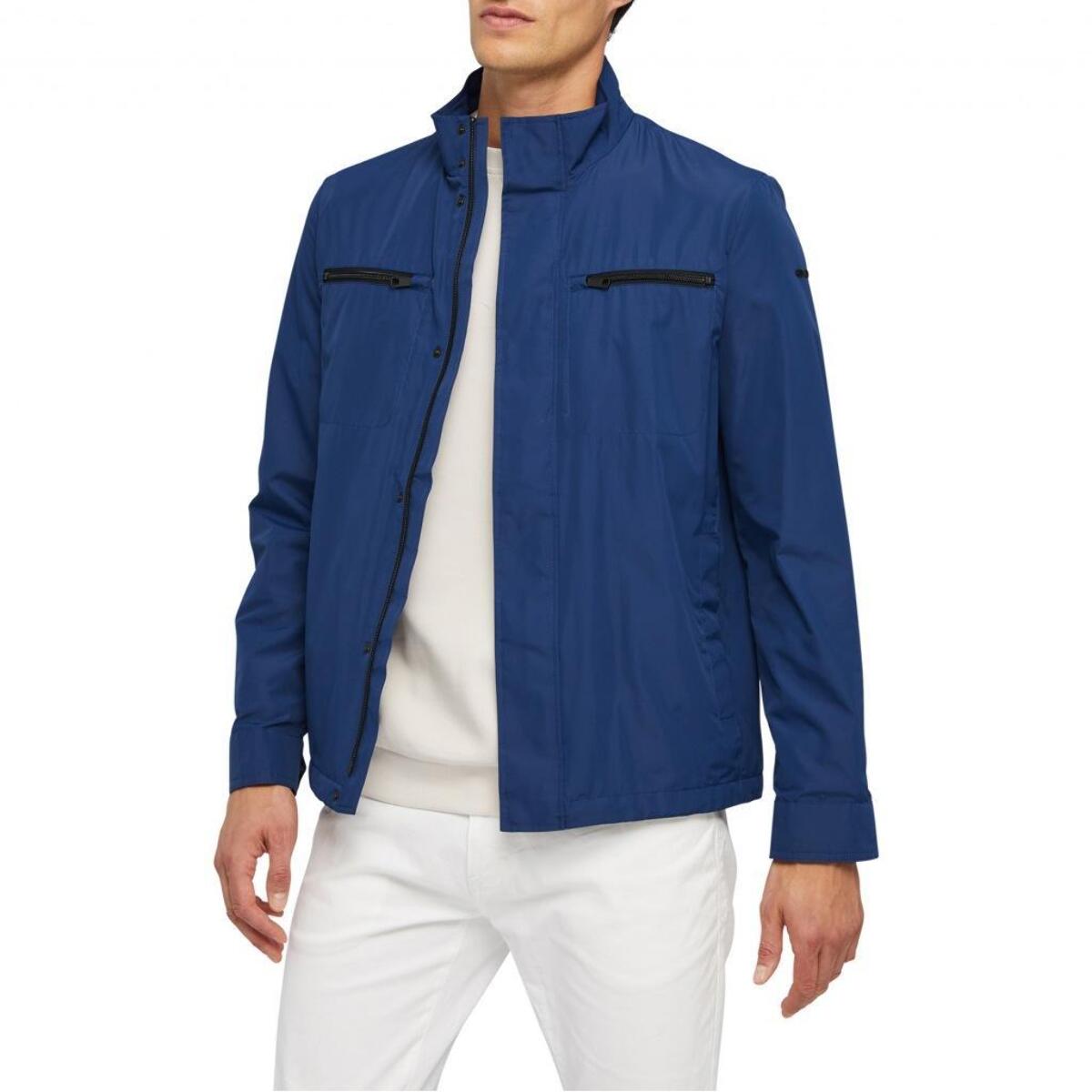 Chaquetas Hombre de la marca GEOX  modelo M JHARROD SHORT JKT AZUL