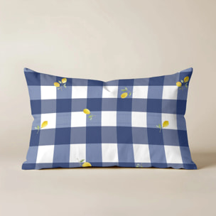 Housse de coussin Vito - 100% coton - Bleu - 30x50 cm