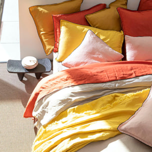 Housse de couette lin lave naturel