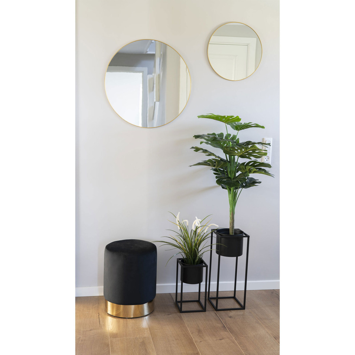 Monstera artificiale verde H 90 cm