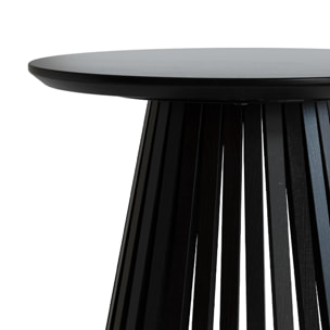 Table d'appoint Képès noire D50 cm