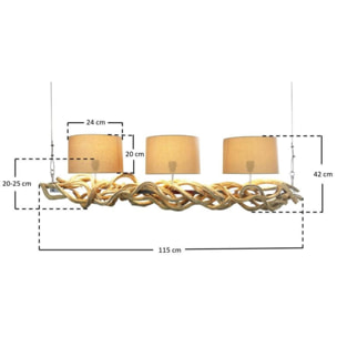 Suspension Jungle Club Kare Design