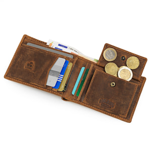 Cartera Hombre Piel Lois Brock Marron