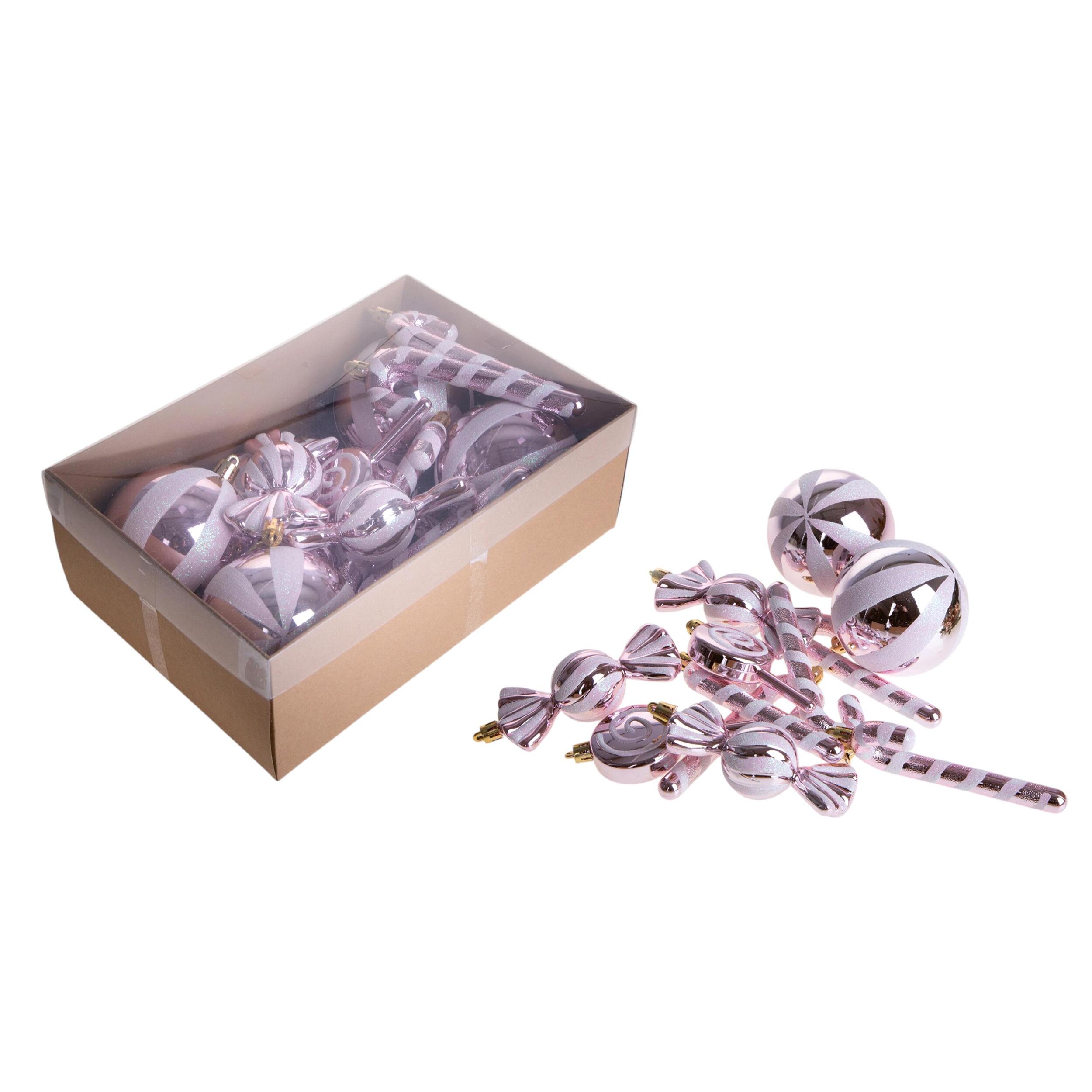 Sfere Natalizie - Pezzi 3 - 9xH12x11cm - Bianchi Dino SpA