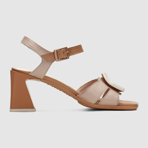 Sandalia Tacon Mallorca Piedra desert 6,5 cm