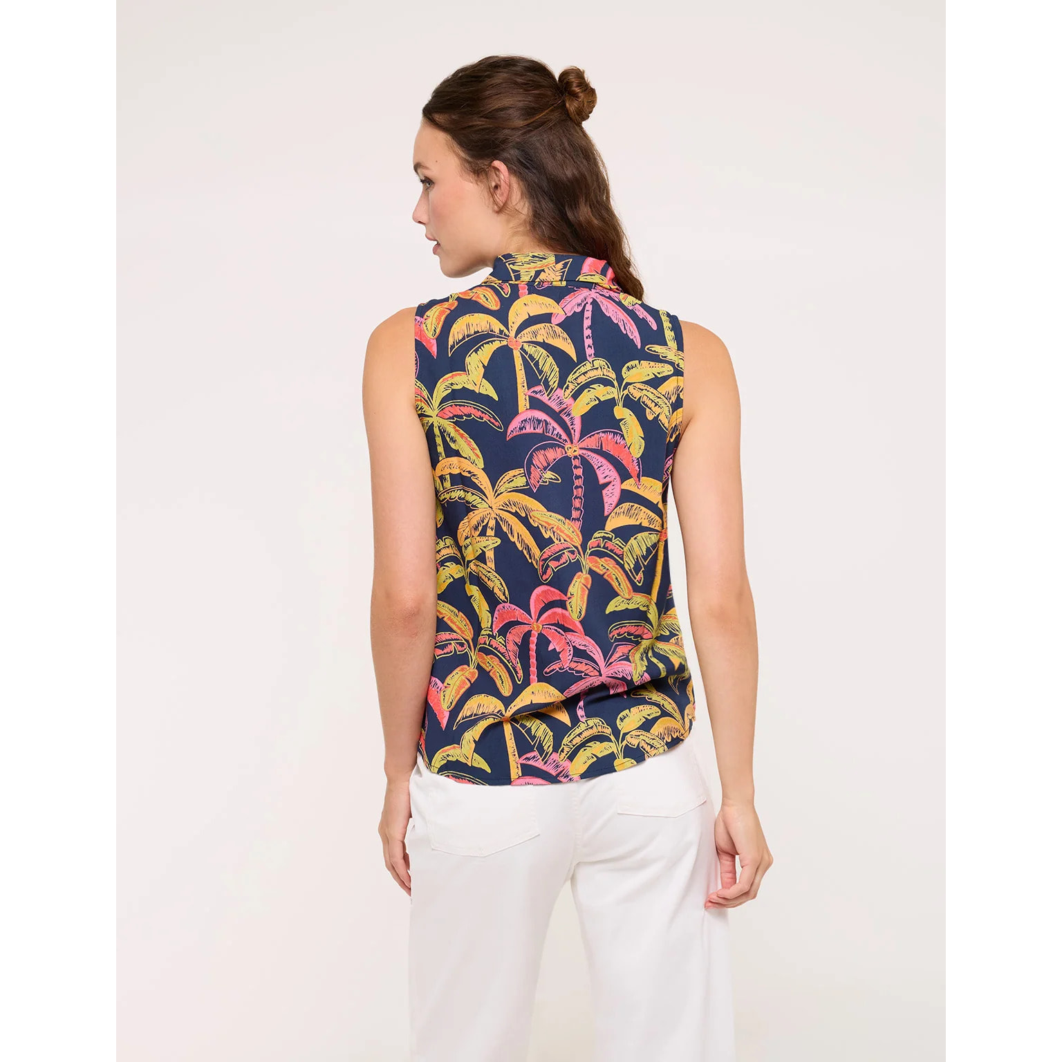 Blusa Sin Mangas Azul Marino - Celestial