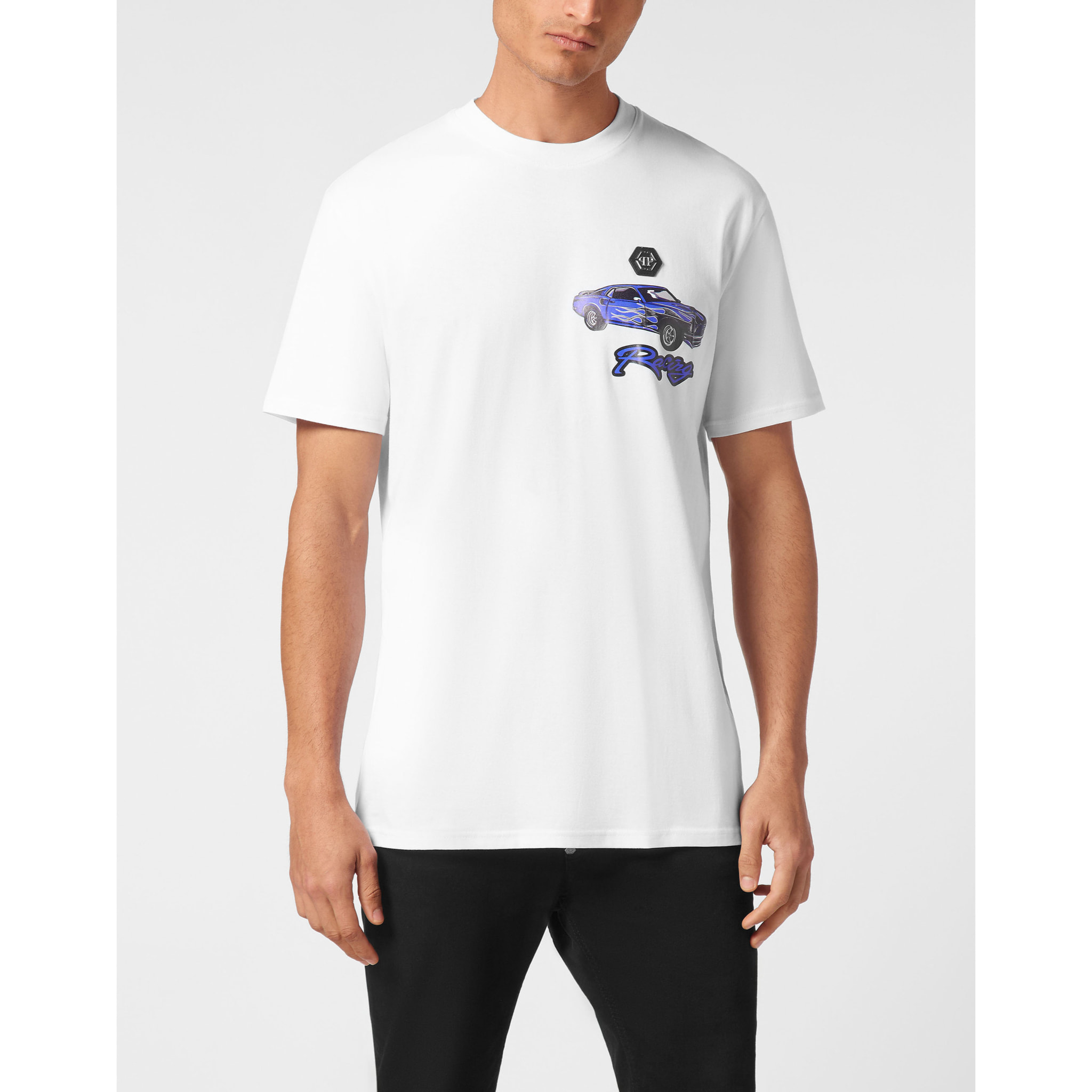 PHILIPP PLEIN Maglietta a girocollo RACING