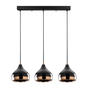 Lámpara de techo - Negro Cobre, 67x17 x111